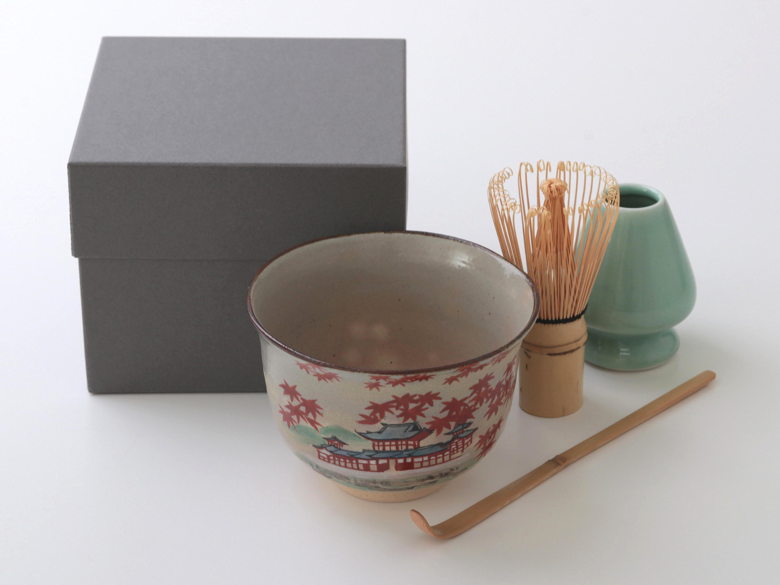 [Limited] BYODOIN - MOMIJI GESHIKI Matcha Starter Set