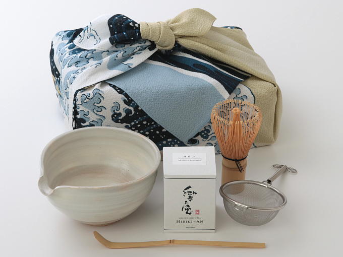 [New] FUROSHIKI Gift KATAKUCHI Set - CHIRIMEN NAMIURA pattern