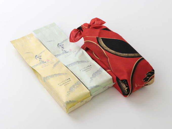 [New] FUROSHIKI Gift Teabag Set - SETUGETSUKA WAN pattern