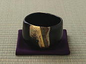 [KIRAI] KURO CHAWAN - KEKKAI (handcrafted Matcha Bowl)