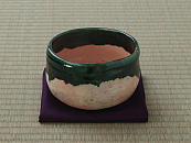 [KIRAI] ORIBE CHAWAN (handcrafted Matcha Bowl)