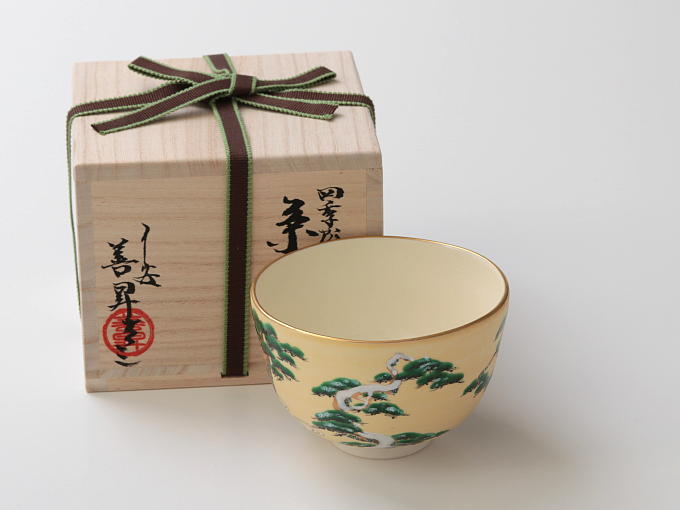 [Limited] TANYU SHIKI MATSU ZU (handcrafted Matcha Bowl)