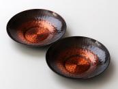 TSUCHIME Red Copper Chataku (premium saucer: pair)