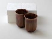 [Limited] YU RYU SAI - AKEBONO - pair (handcrafted Teacup)